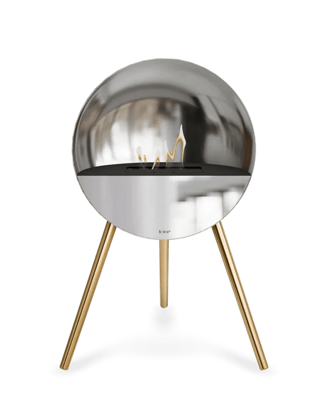 Le Feu - Dome Eye Chromed Silver - Fireplace - Viva Alfresco