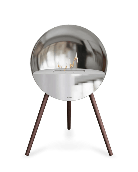 Le Feu - Dome Eye Chromed Silver - Fireplace - Viva Alfresco