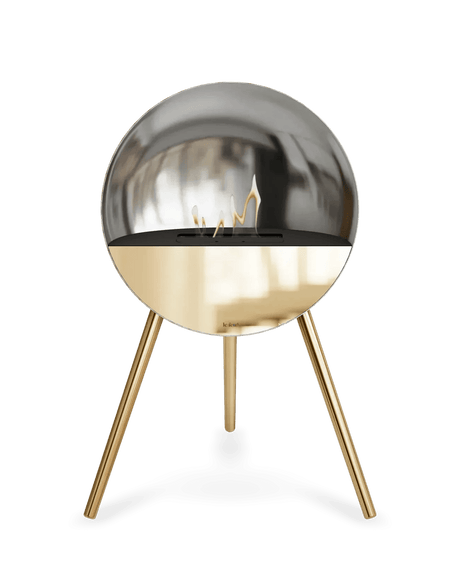 Le Feu - Dome Eye Chromed Silver - Fireplace - Viva Alfresco