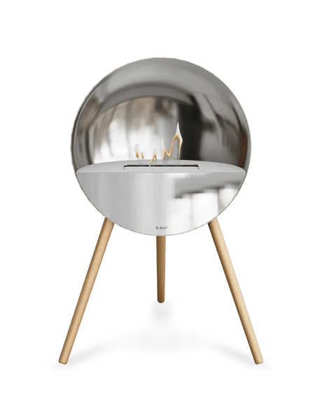 Le Feu - Dome Eye Chromed Silver - Fireplace - Viva Alfresco