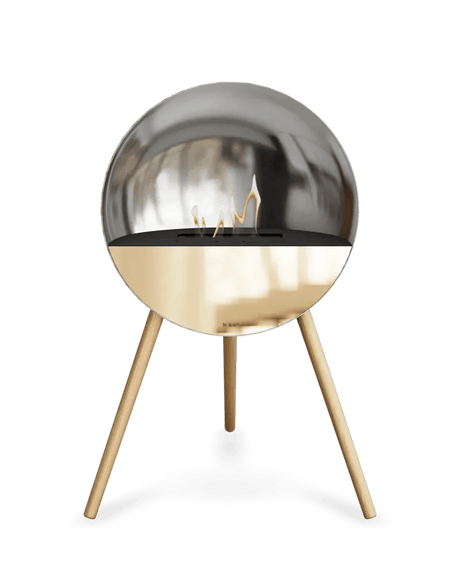 Le Feu - Dome Eye Chromed Silver - Fireplace - Viva Alfresco