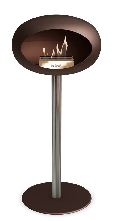 Le Feu - Dome Mocca Ground Steel High Pole - Fireplace - Viva Alfresco