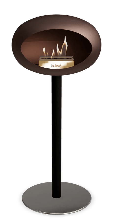 Le Feu - Dome Mocca Ground Steel High Pole - Fireplace - Viva Alfresco