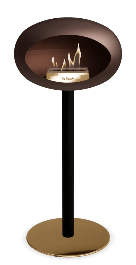 Le Feu - Dome Mocca Ground Steel High Pole - Fireplace - Viva Alfresco