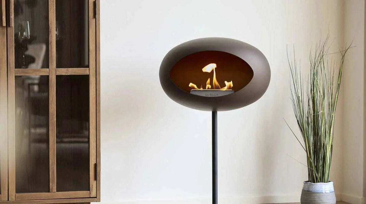 Le Feu - Dome Mocca Ground Steel High Pole - Fireplace - Viva Alfresco