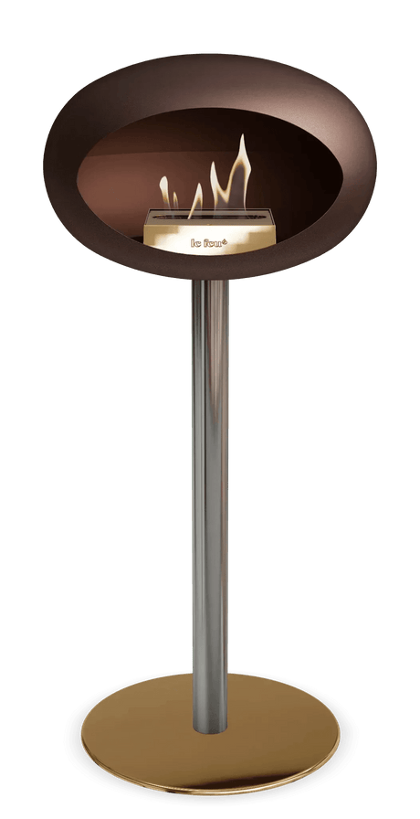 Le Feu - Dome Mocca Ground Steel High Pole - Fireplace - Viva Alfresco