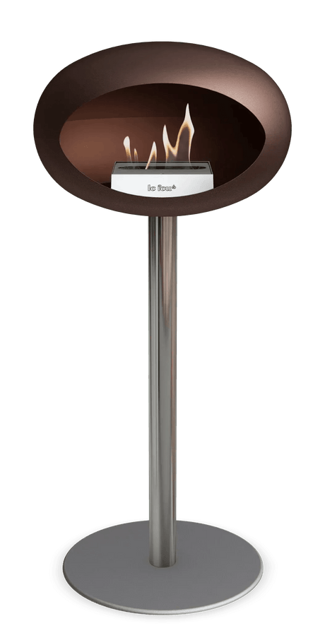 Le Feu - Dome Mocca Ground Steel High Pole - Fireplace - Viva Alfresco