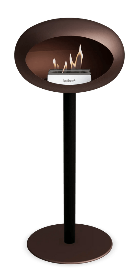 Le Feu - Dome Mocca Ground Steel High Pole - Fireplace - Viva Alfresco