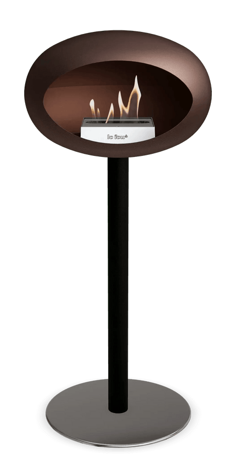 Le Feu - Dome Mocca Ground Steel High Pole - Fireplace - Viva Alfresco