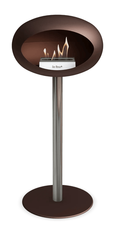 Le Feu - Dome Mocca Ground Steel High Pole - Fireplace - Viva Alfresco