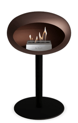 Le Feu - Dome Mocca Ground Steel Low Pole - Fireplace - Viva Alfresco