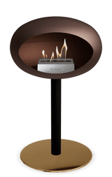 Le Feu - Dome Mocca Ground Steel Low Pole - Fireplace - Viva Alfresco