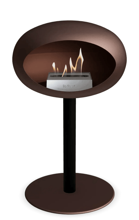 Le Feu - Dome Mocca Ground Steel Low Pole - Fireplace - Viva Alfresco