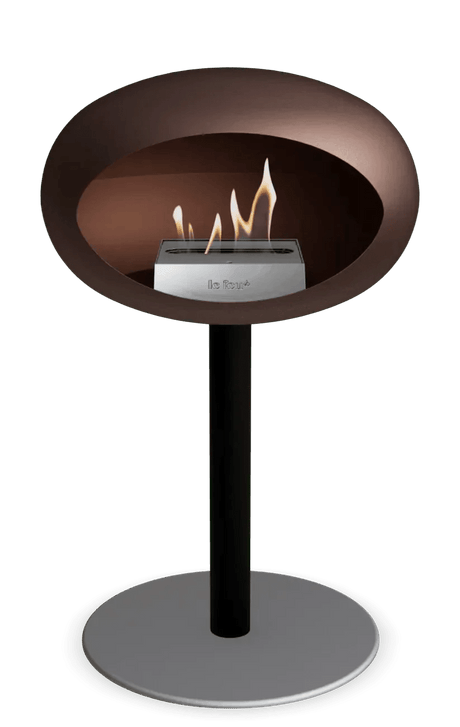 Le Feu - Dome Mocca Ground Steel Low Pole - Fireplace - Viva Alfresco