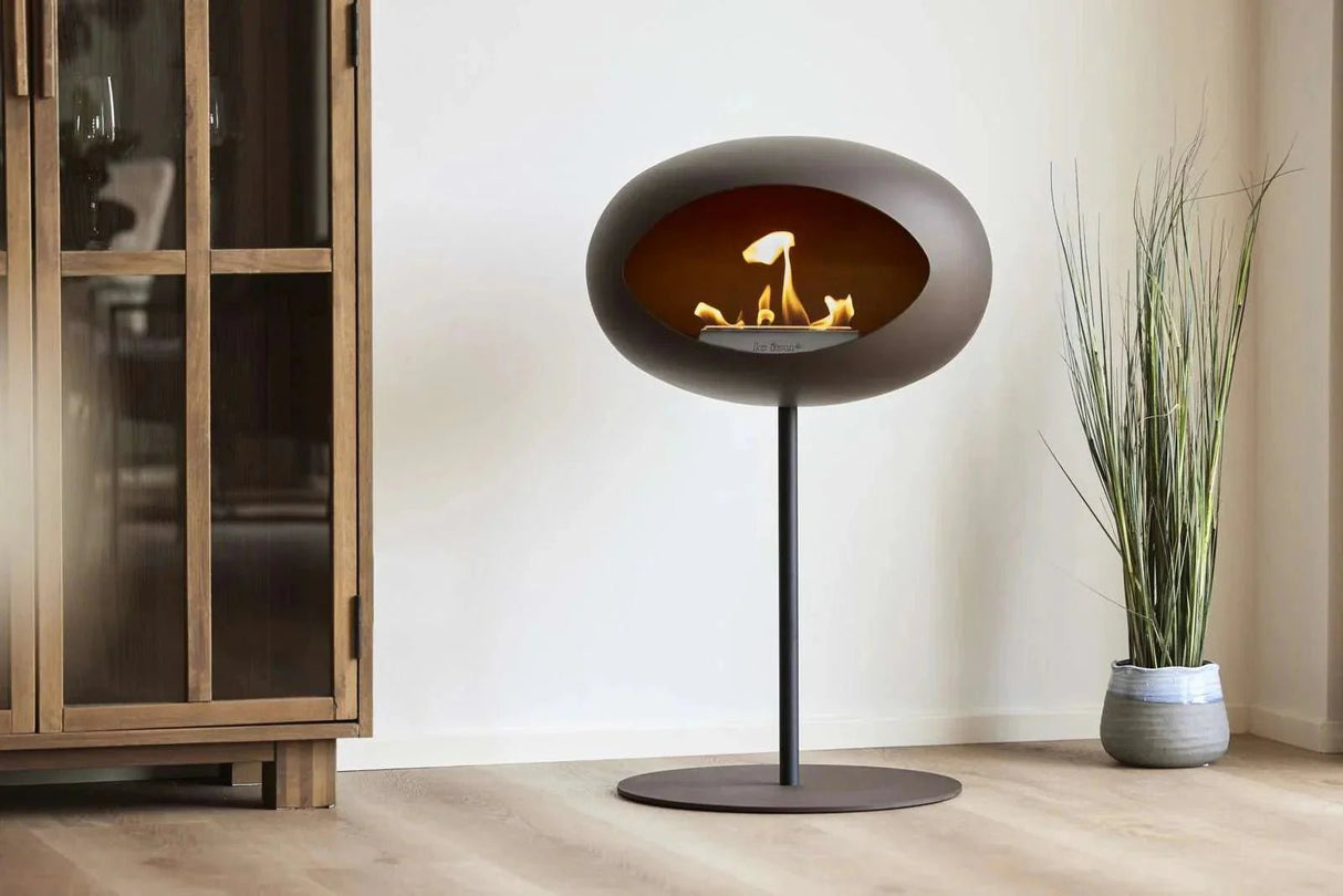 Le Feu - Dome Mocca Ground Steel Low Pole - Fireplace - Viva Alfresco