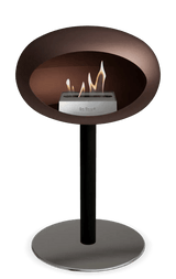 Le Feu - Dome Mocca Ground Steel Low Pole - Fireplace - Viva Alfresco