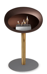 Le Feu - Dome Mocca Ground Steel Low Pole - Fireplace - Viva Alfresco