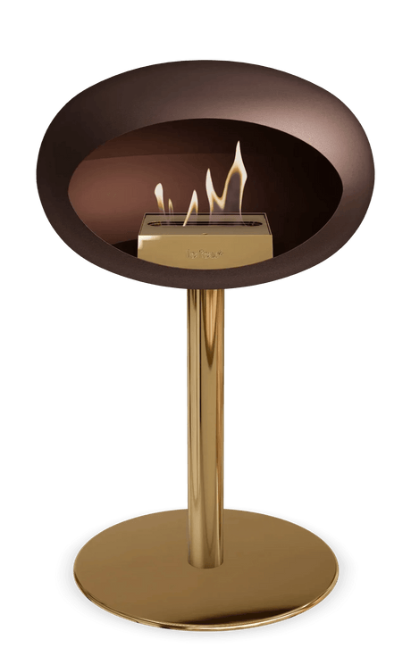 Le Feu - Dome Mocca Ground Steel Low Pole - Fireplace - Viva Alfresco