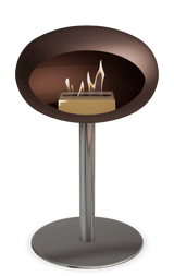 Le Feu - Dome Mocca Ground Steel Low Pole - Fireplace - Viva Alfresco