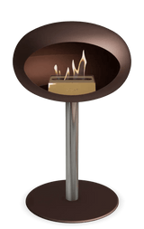 Le Feu - Dome Mocca Ground Steel Low Pole - Fireplace - Viva Alfresco