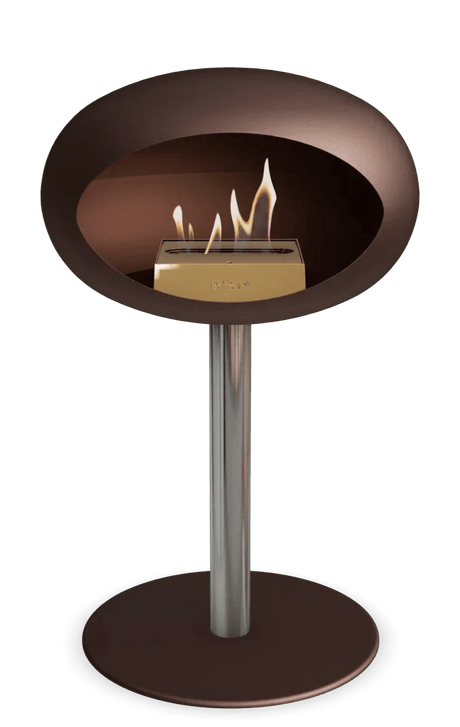 Le Feu - Dome Mocca Ground Steel Low Pole - Fireplace - Viva Alfresco