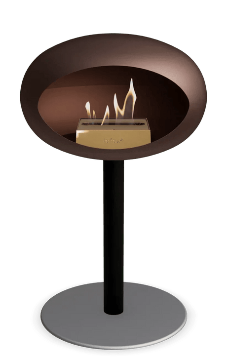 Le Feu - Dome Mocca Ground Steel Low Pole - Fireplace - Viva Alfresco