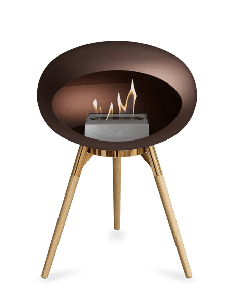 Le Feu - Dome Mocca Ground Wood Low - Fireplace - Viva Alfresco