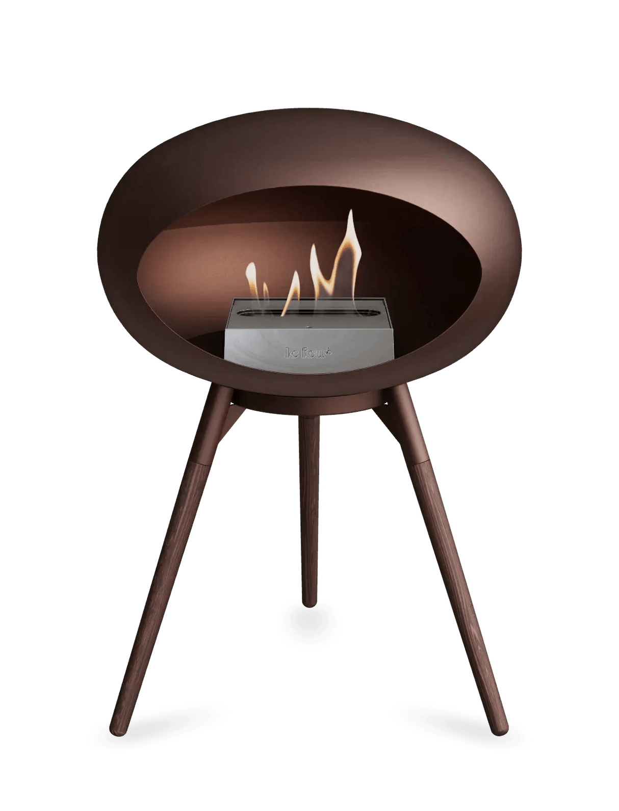 Le Feu - Dome Mocca Ground Wood Low - Fireplace - Viva Alfresco