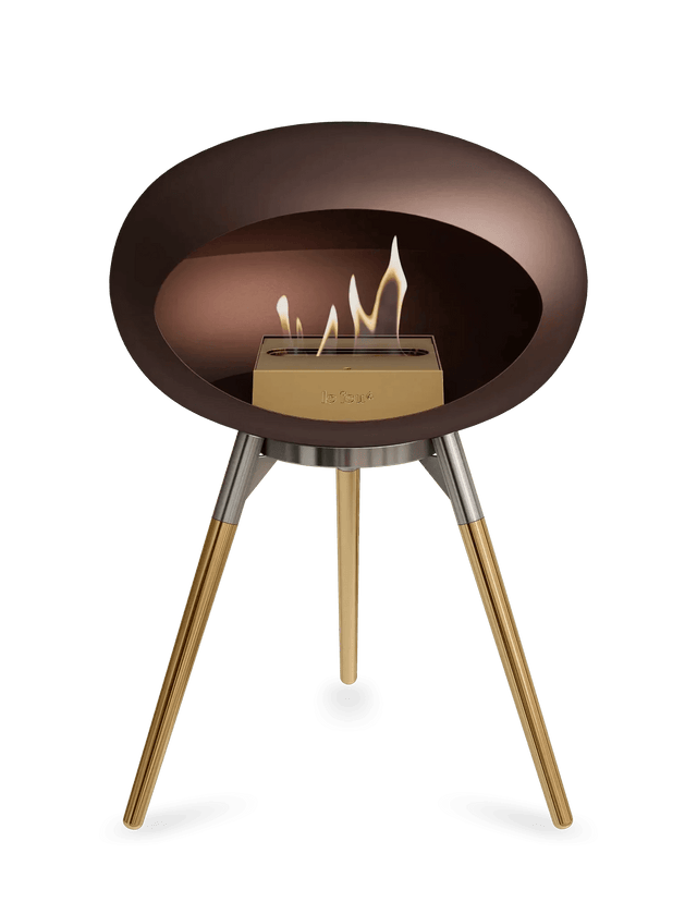 Le Feu - Dome Mocca Ground Wood Low - Fireplace - Viva Alfresco