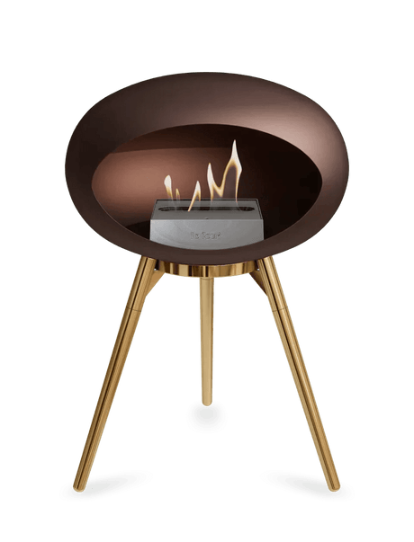 Le Feu - Dome Mocca Ground Wood Low - Fireplace - Viva Alfresco