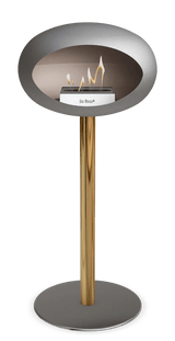 Le Feu - Dome Nickel Ground Steel High Pole - Fireplace - Viva Alfresco