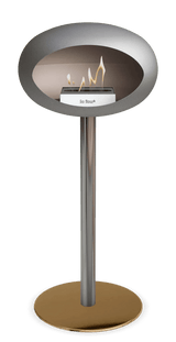 Le Feu - Dome Nickel Ground Steel High Pole - Fireplace - Viva Alfresco