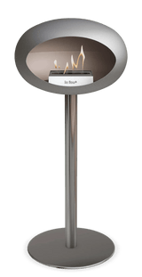 Le Feu - Dome Nickel Ground Steel High Pole - Fireplace - Viva Alfresco