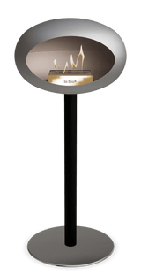 Le Feu - Dome Nickel Ground Steel High Pole - Fireplace - Viva Alfresco