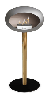 Le Feu - Dome Nickel Ground Steel High Pole - Fireplace - Viva Alfresco