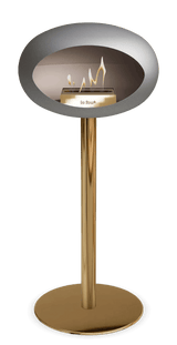 Le Feu - Dome Nickel Ground Steel High Pole - Fireplace - Viva Alfresco