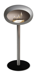 Le Feu - Dome Nickel Ground Steel High Pole - Fireplace - Viva Alfresco