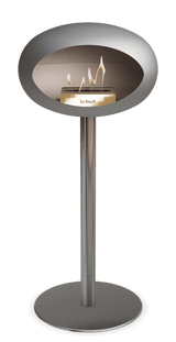 Le Feu - Dome Nickel Ground Steel High Pole - Fireplace - Viva Alfresco