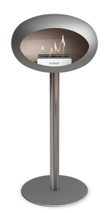 Le Feu - Dome Nickel Ground Steel High Pole - Fireplace - Viva Alfresco