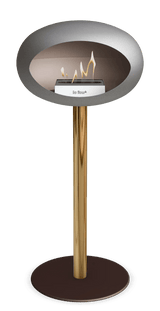 Le Feu - Dome Nickel Ground Steel High Pole - Fireplace - Viva Alfresco