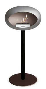 Le Feu - Dome Nickel Ground Steel High Pole - Fireplace - Viva Alfresco