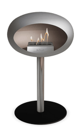 Le Feu - Dome Nickel Ground Steel Low Pole - Fireplace - Viva Alfresco