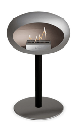 Le Feu - Dome Nickel Ground Steel Low Pole - Fireplace - Viva Alfresco