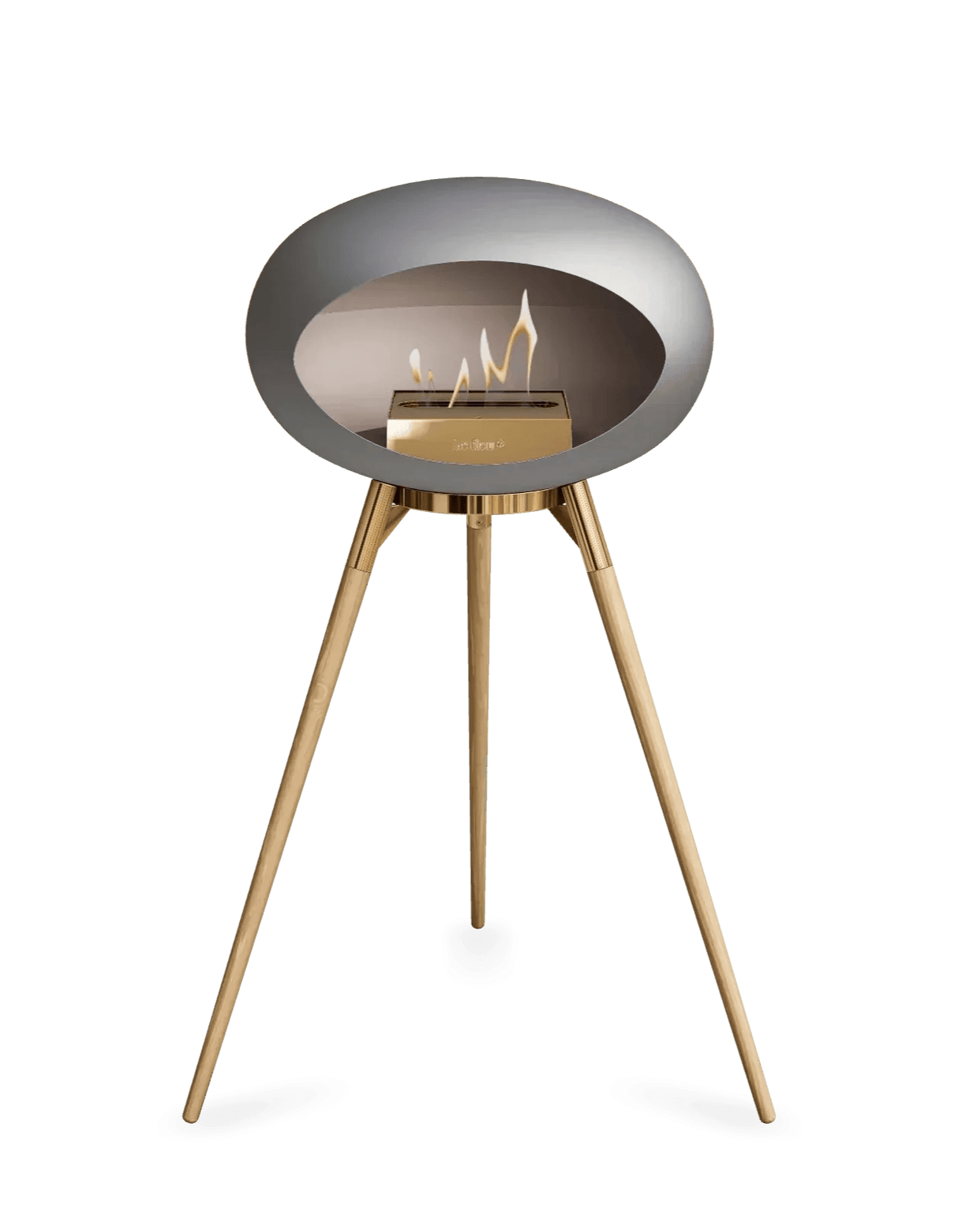 Le Feu - Dome Nickel Ground Wood High - Fireplace - Viva Alfresco