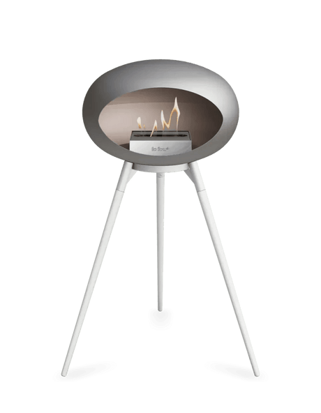 Le Feu - Dome Nickel Ground Wood High - Fireplace - Viva Alfresco