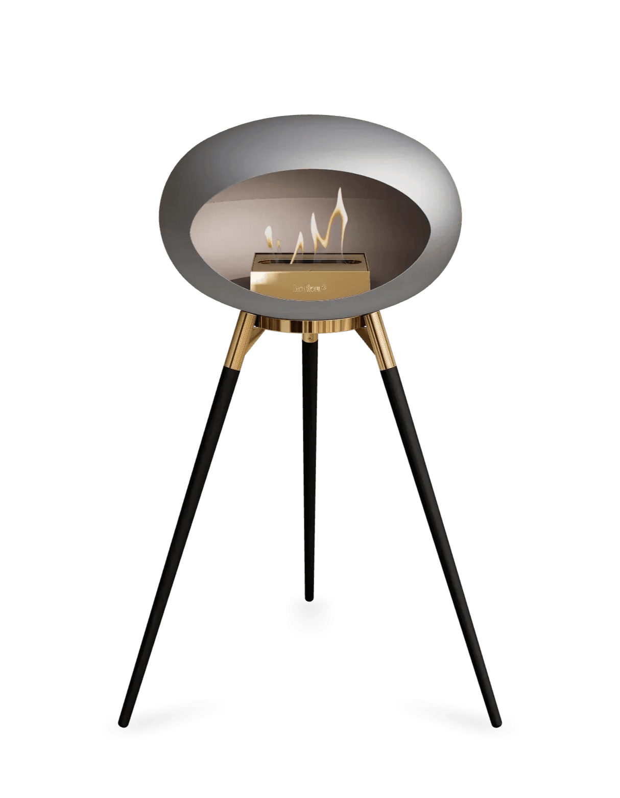 Le Feu - Dome Nickel Ground Wood High - Fireplace - Viva Alfresco