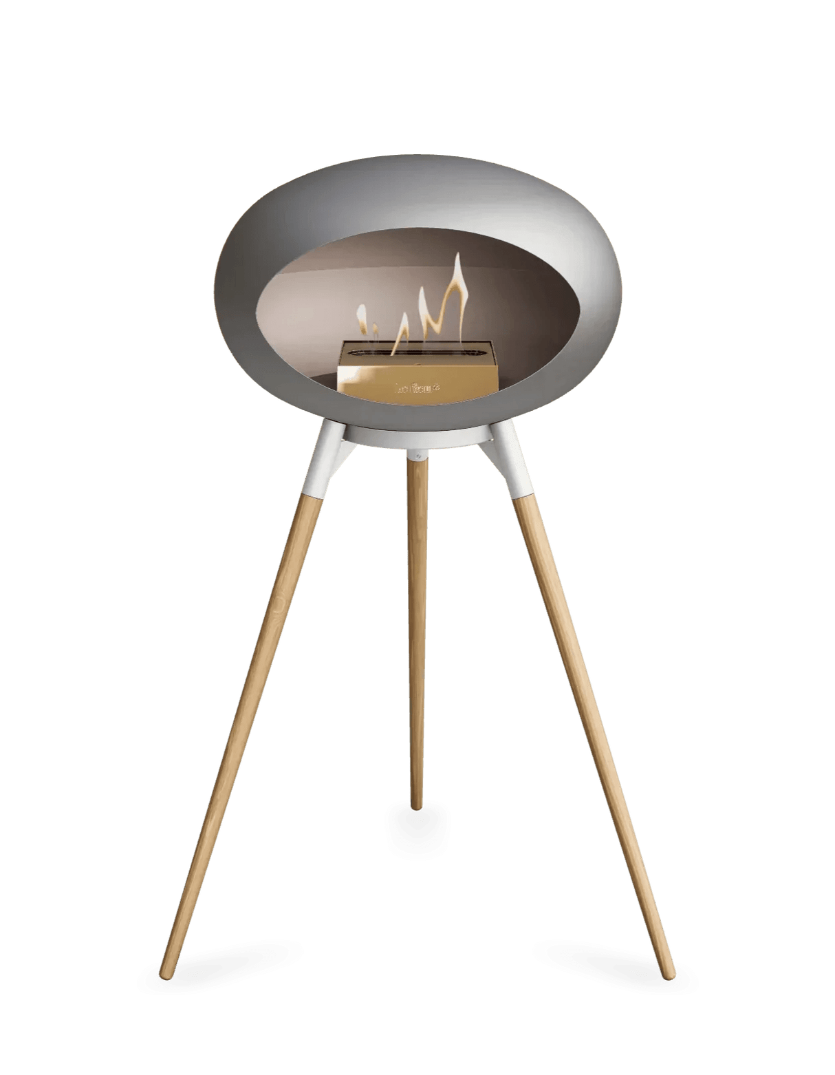 Le Feu - Dome Nickel Ground Wood High - Fireplace - Viva Alfresco