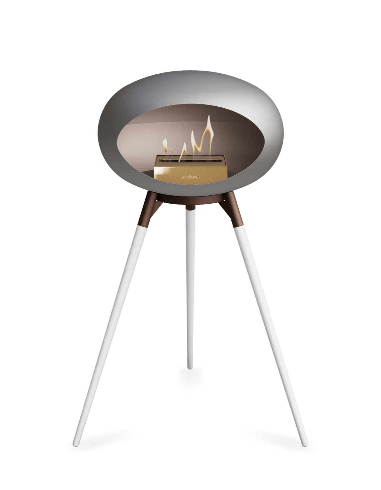 Le Feu - Dome Nickel Ground Wood High - Fireplace - Viva Alfresco