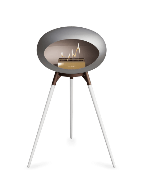 Le Feu - Dome Nickel Ground Wood High - Fireplace - Viva Alfresco