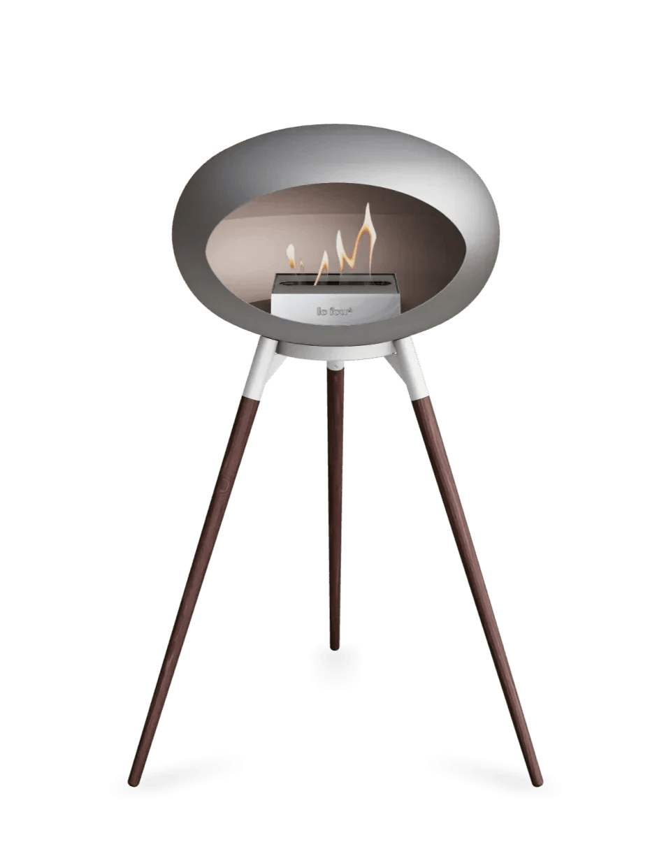 Le Feu - Dome Nickel Ground Wood High - Fireplace - Viva Alfresco